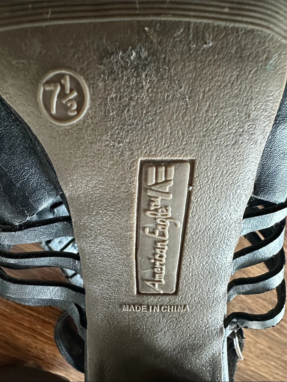 American Eagle From Payless Black Strappy High Heels - Women